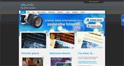 Desktop Screenshot of albumio.pl